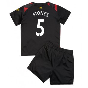 Manchester City John Stones #5 babykläder Bortatröja barn 2022-23 Korta ärmar (+ Korta byxor)